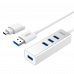 USB Type C 4口鋁合金集線器									